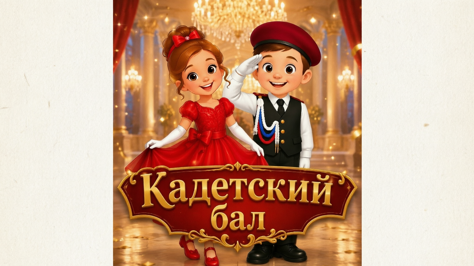 В нашем детском саду прошёл первый выпускной кадетский бал в группе №22 